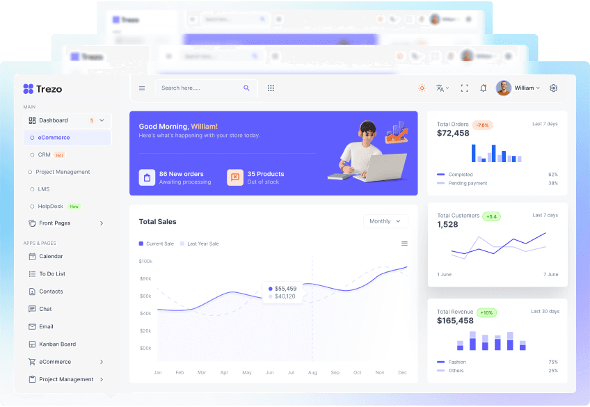 Rackception Dashboard Preview